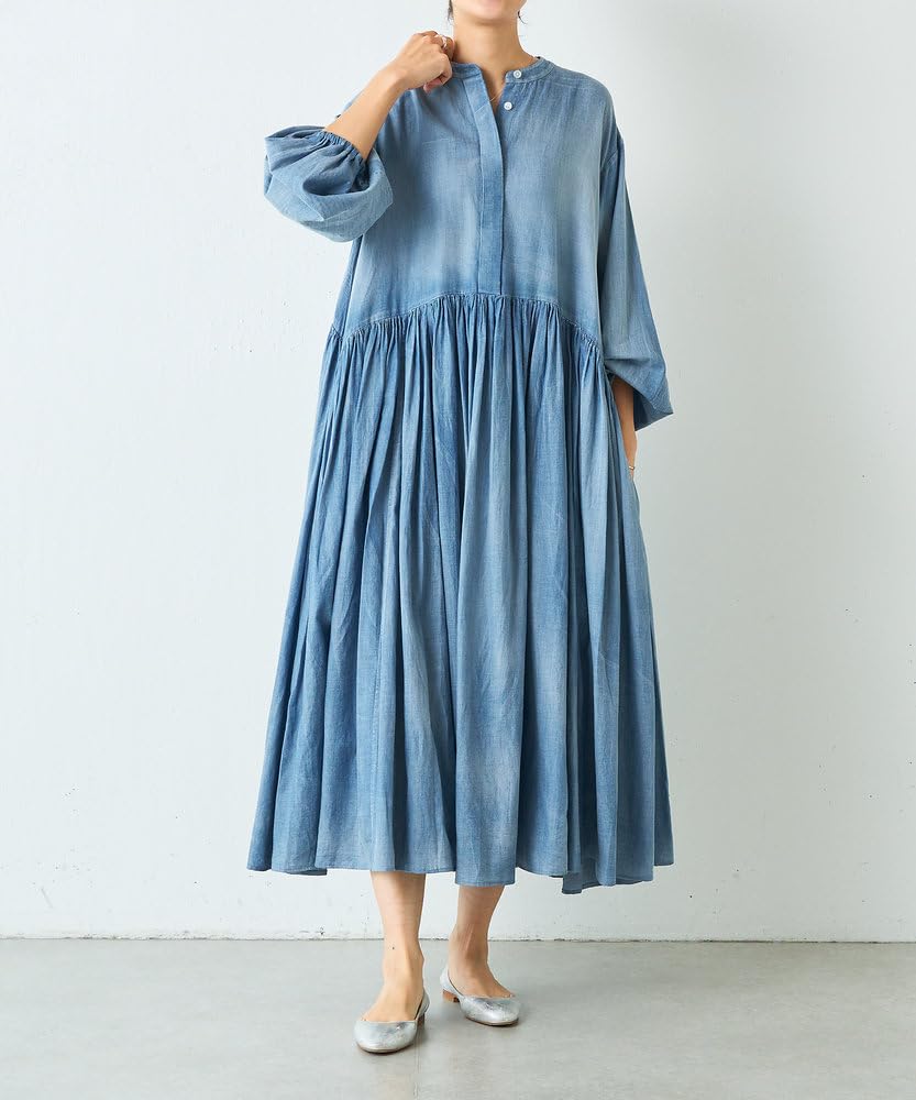【新品未使用】BEARDSLEY ビアズリー シフォンデニムギャザーワンピース Amazon.co.jp: [BEARDSLEY] [ビアズリー] シフォンデニム